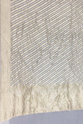 Dyeable Banarasi Handloom Pure Georgette Dupatta - Luxurion World- Crafted Heirlooms