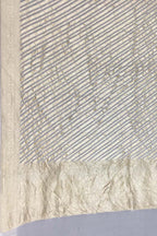 Dyeable Banarasi Handloom Pure Georgette Dupatta - Luxurion World- Crafted Heirlooms