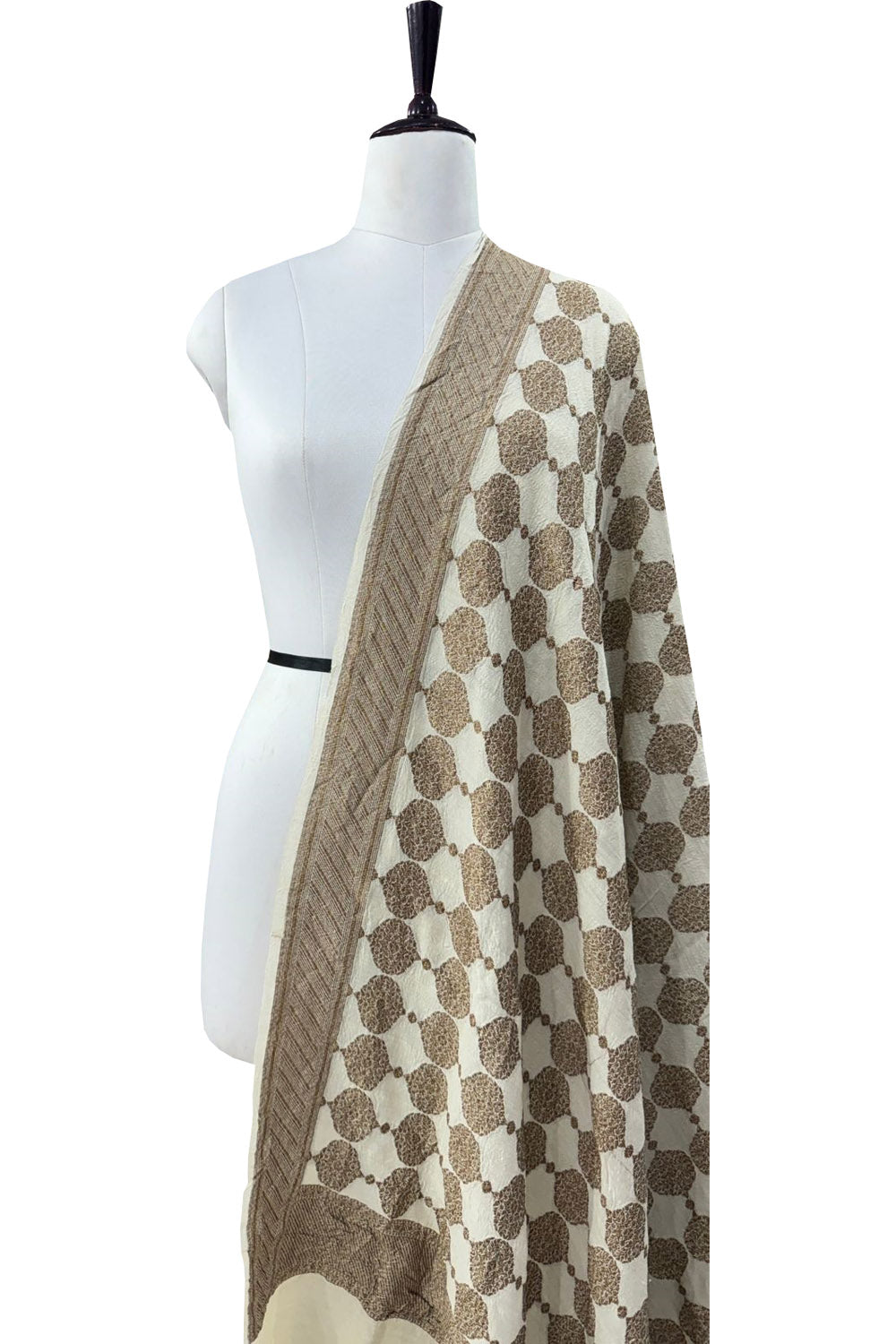 Stunning Dyeable Banarasi Moonga Silk Dupatta - Luxurion World