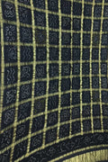 Black Bandhani Pure Gajji Silk Checks Dupatta - Luxurion World- Crafted Heirlooms