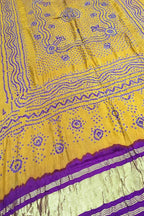 Yellow Bandhani Gajji Silk Dupatta - Elegant and Vibrant - Luxurion World