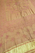 Soft and Elegant Gajji Silk Dupatta in Pastel Bandhani - Luxurion World