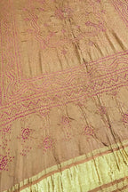 Soft and Elegant Gajji Silk Dupatta in Pastel Bandhani - Luxurion World