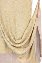 Pastel Banarasi Bandhani Georgette Dupatta — Neemzari Weave, Festive