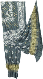 Grey Bandhani Modal Silk Dupatta