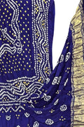 Blue Bandhani Modal Silk Dupatta