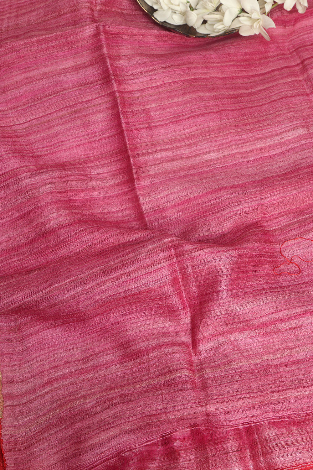 Soft Pink Plain Bhagalpur Pure Ghicha Silk Dupatta - Elegant and Stylish - Luxurion World