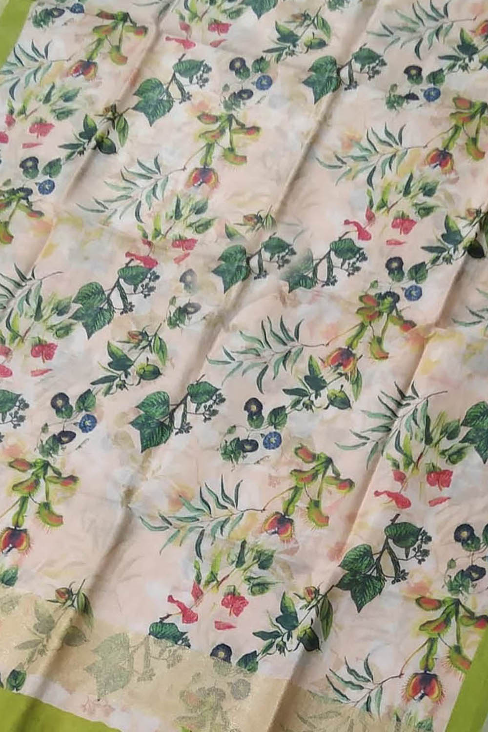 Pastel Pure Linen Digital Printed Dupatta - Elegant Style - Luxurion World