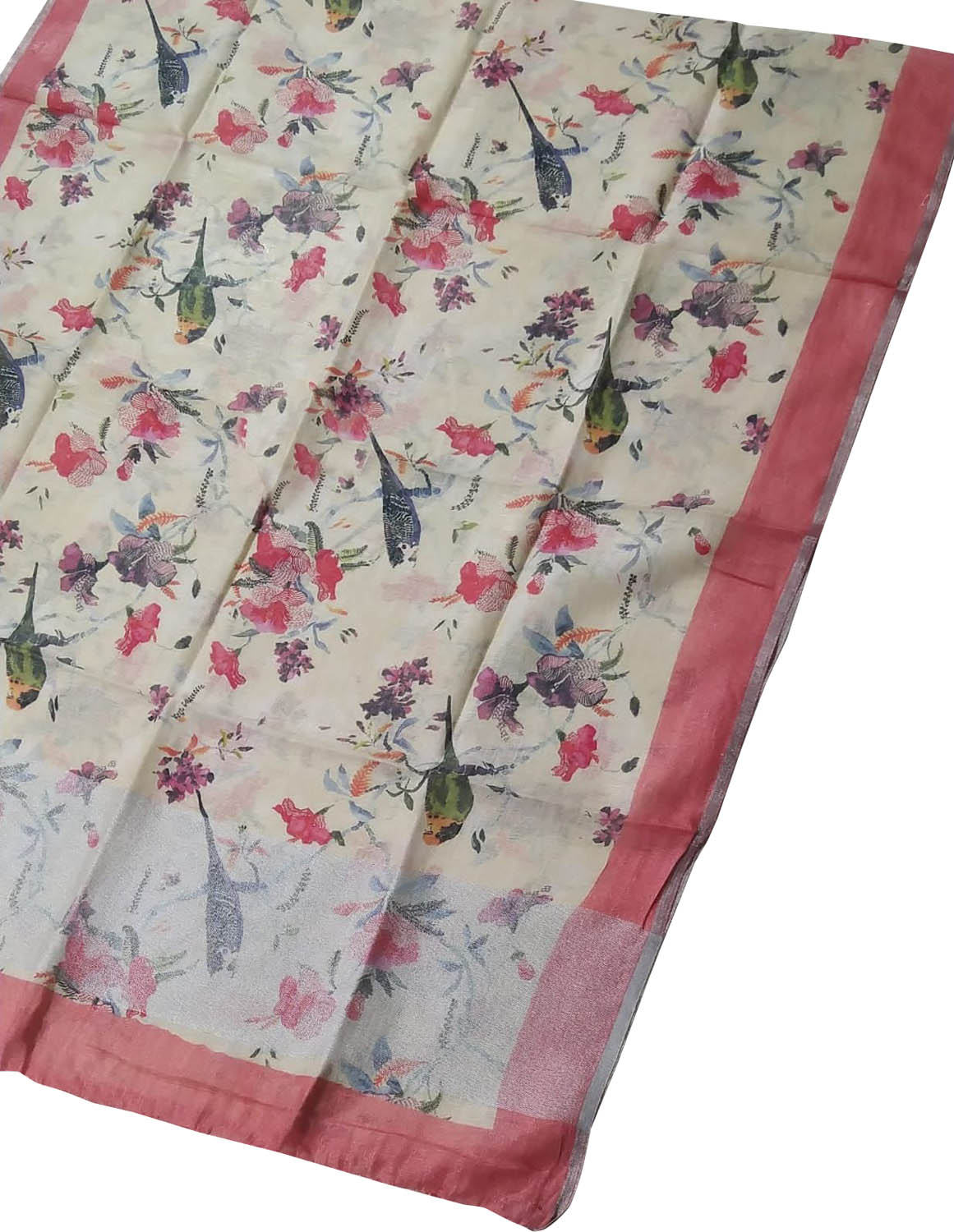 Pastel Linen Digital Printed Dupatta - Elegant and Chic - Luxurion World