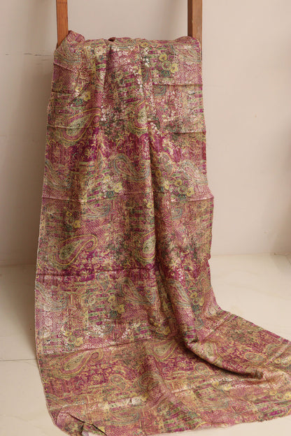 Multicolor Digital Printed Banarasi Dola Silk Dupatta