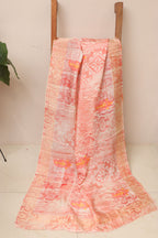 Multicolor Digital Printed Banarasi Dola Silk Dupatta - Luxurion World- Crafted Heirlooms