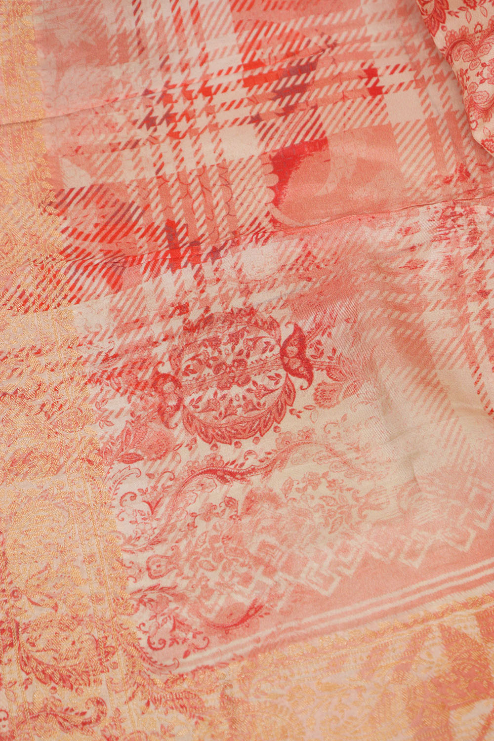 Multicolor Digital Printed Banarasi Dola Silk Dupatta