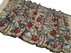 Vibrant Kalamkari Hand Painted Silk Dupatta - Luxurion World
