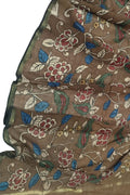 Vibrant Kalamkari Hand Painted Silk Dupatta - Luxurion World
