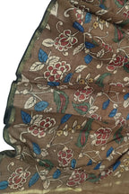 Vibrant Kalamkari Hand Painted Silk Dupatta - Luxurion World