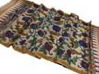 Pastel Tussar Silk Kalamkari Dupatta - Hand Painted - Luxurion World- Crafted Heirlooms