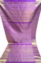 Purple Kanjeevaram Handloom Pure Silk Dupatta - Luxurion World