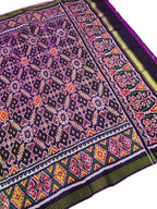 Blue Patola Handloom Silk Dupatta - Elegant and Luxurious - Luxurion World
