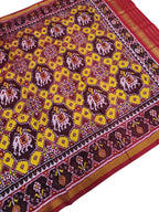 Yellow Patola Handloom Silk Dupatta - Pure Elegance - Luxurion World