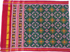 Green Semi Patan Patola Silk Dupatta - Luxurion World