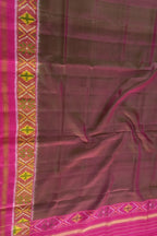 Maroon Patola Handloom Silk Ikat Dupatta - Luxurion World