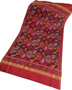 Multicolor Handloom Semi Patan Patola Pure Silk Dupatta - Luxurion World