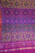 Multicolor Patola Handloom Semi Patan Patola Pure Silk Dupatta - Luxurion World