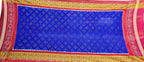 Blue Patola Handloom Silk Bandhej Dupatta - Luxurion World