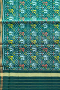 Green Patola Handloom Silk Dupatta - Pure Elegance - Luxurion World