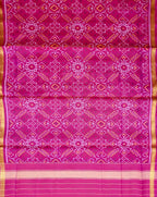 Stunning Pink Patola Silk Dupatta - Handloom Beauty - Luxurion World