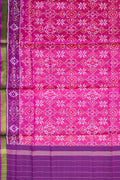 Stunning Pink Patola Silk Dupatta - Handloom Beauty - Luxurion World