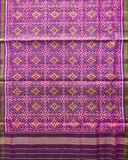 Exquisite Purple Patola Silk Dupatta - Handloom Beauty - Luxurion World