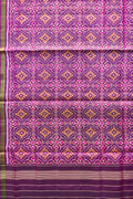 Exquisite Purple Patola Silk Dupatta - Handloom Beauty - Luxurion World