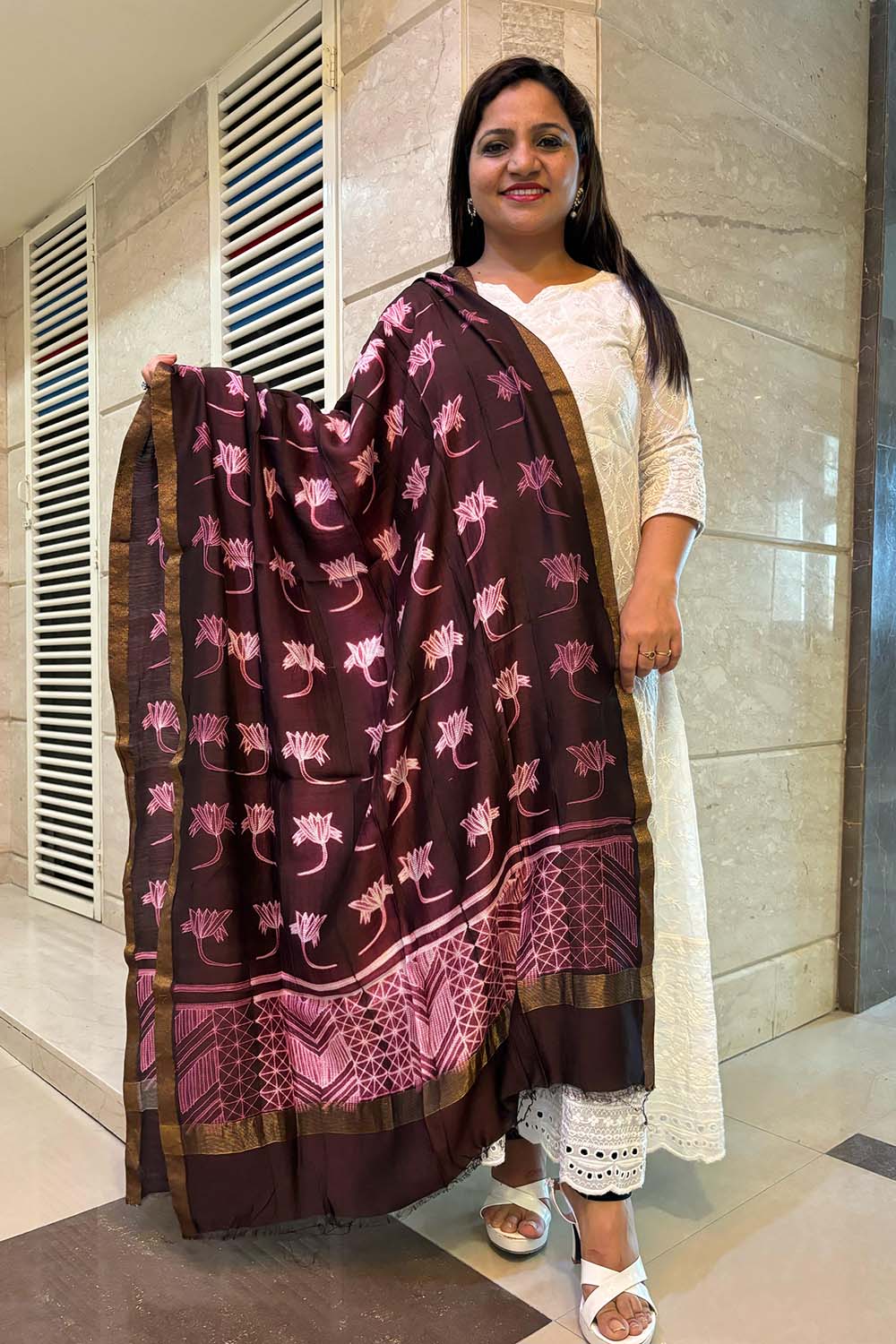 Multiples Fabric 5.5+5.5+5.5 Mtrs - Luxurion World- Crafted Heirlooms