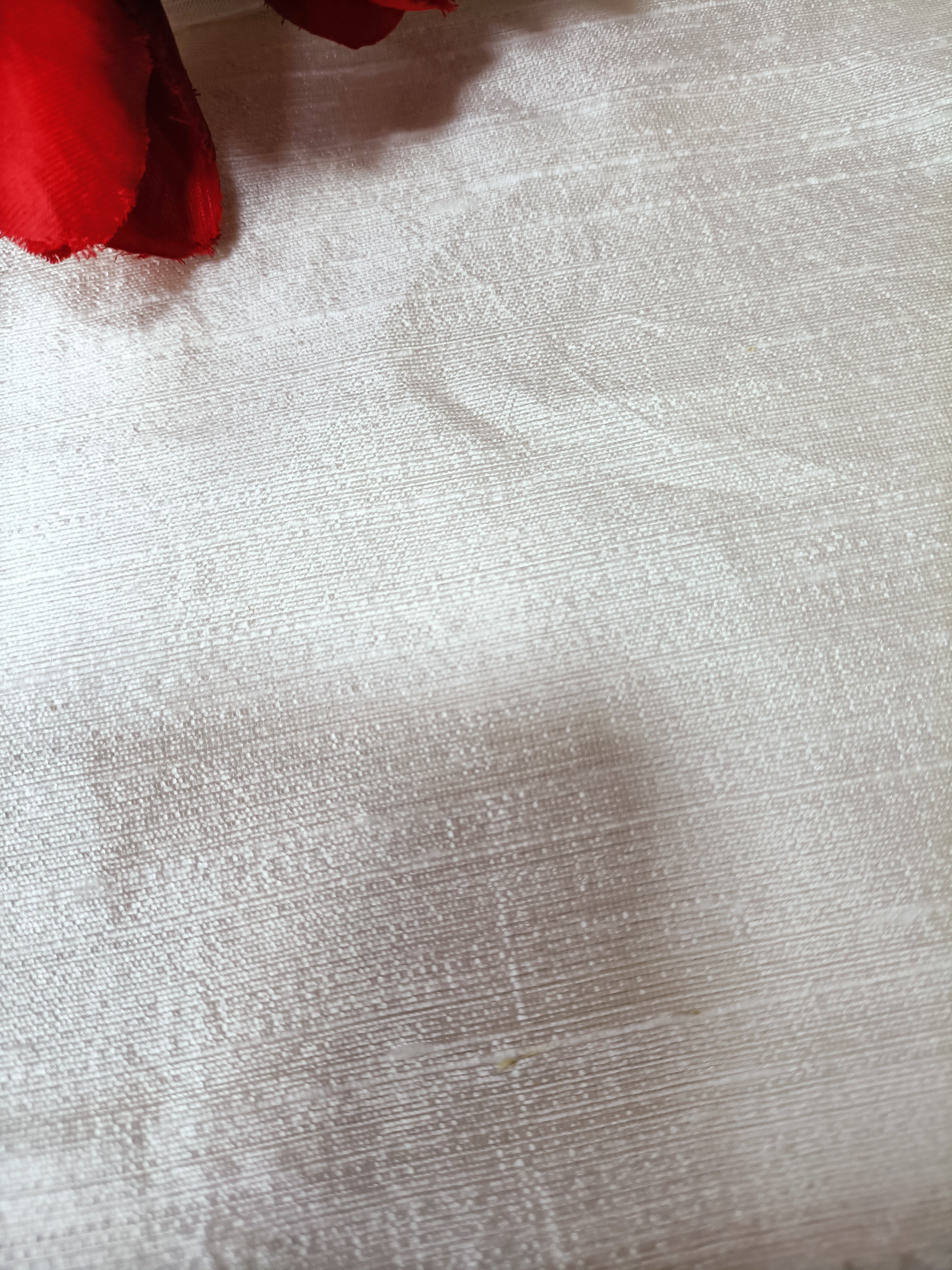 Dyeable Handloom Banarasi Pure Raw Silk Plain Fabric ( 2.5 Mtr ) - Luxurion World