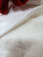 Dyeable Handloom Banarasi Pure Raw Silk Plain Fabric ( 2.5 Mtr ) - Luxurion World