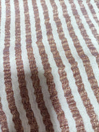 Dyeable Handloom Banarasi Pure Moonga Silk Stripe Design Fabric ( 2.5 Mtr ) - Luxurion World