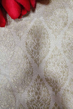 Dyeable Handloom Banarasi Pure Georgette Fabric ( 2.5 Mtr ) - Luxurion World