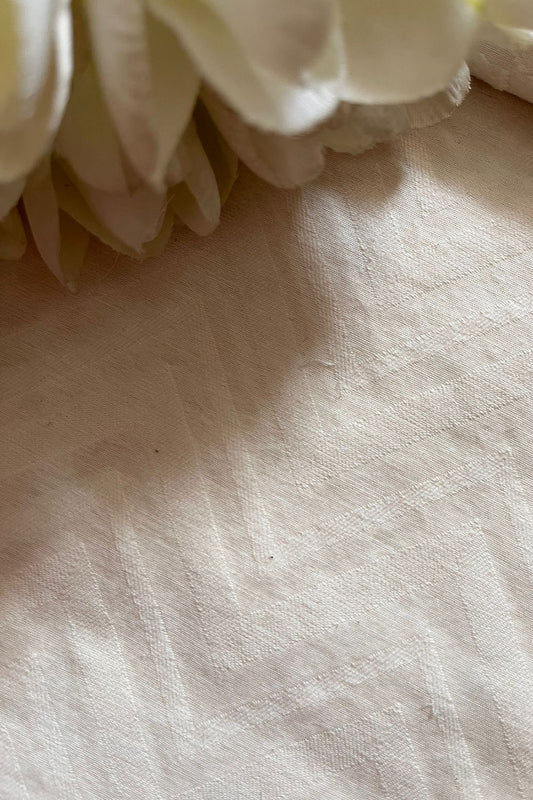 Vibrant Dyeable Banarasi Handloom Cotton Fabric ( 2.5 Mtr )