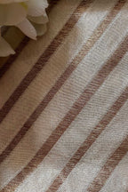 Exquisite Golden Banarasi Tissue Brocade Silk Fabric ( 2.5 Mtr ) - Luxurion World