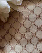 Exquisite Golden Banarasi Handloom Silk Fabric ( 2.5 Mtr ) - Luxurion World