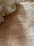 Exquisite Golden Banarasi Handloom Brocade Georgette Fabric  ( 2.5 Mtr ) - Luxurion World