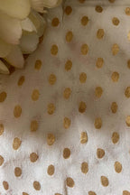 Vibrant Dyeable Banarasi Georgette Fabric ( 2.5 Mtr ) - Luxurion World