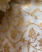 Vibrant Dyeable Banarasi Georgette Fabric ( 2.5 Mtr ) - Luxurion World