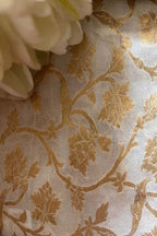 Vibrant Dyeable Banarasi Georgette Fabric ( 2.5 Mtr ) - Luxurion World