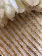 Customizable Dyeable Banarasi Georgette Fabric for Handloom Creations  ( 2.5 Mtr ) - Luxurion World