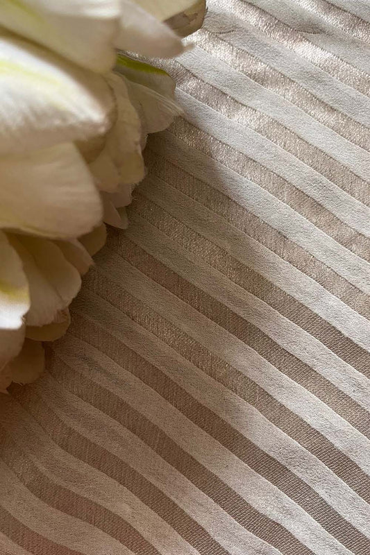 Vibrant Dyeable Banarasi Georgette Fabric ( 2.5 Mtr ) - Luxurion World