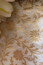 Vibrant Dyeable Banarasi Georgette Fabric ( 2.5 Mtr ) - Luxurion World