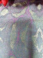 Multicolor Handloom Banarasi Silk Fabric ( 2.5 Mtr ) - Luxurion World