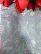 Multicolor Handloom Banarasi Silk Fabric ( 2.5 Mtr ) - Luxurion World